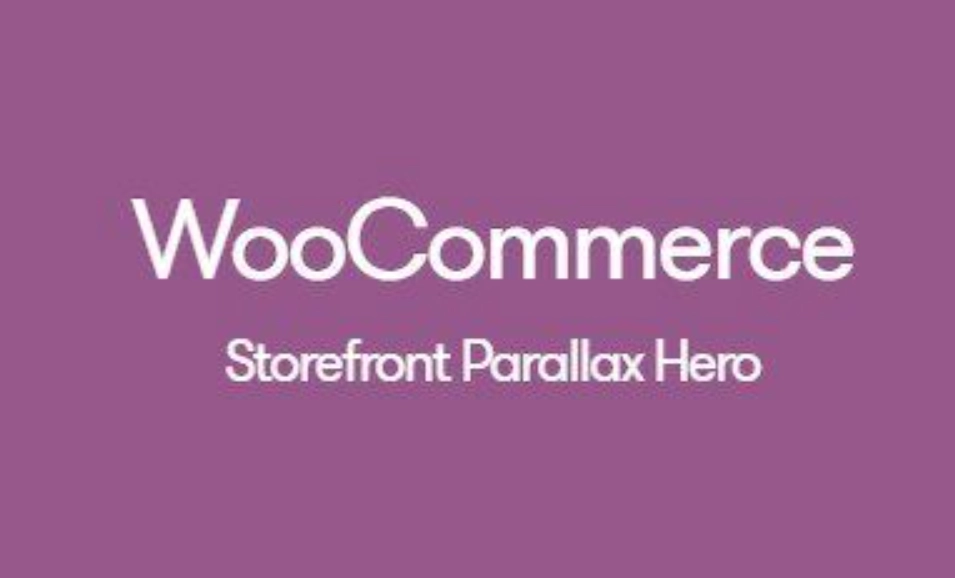Storefront Parallax Hero