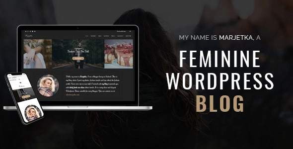 Marjetka – A Responsive Feminine WordPress Blog Theme