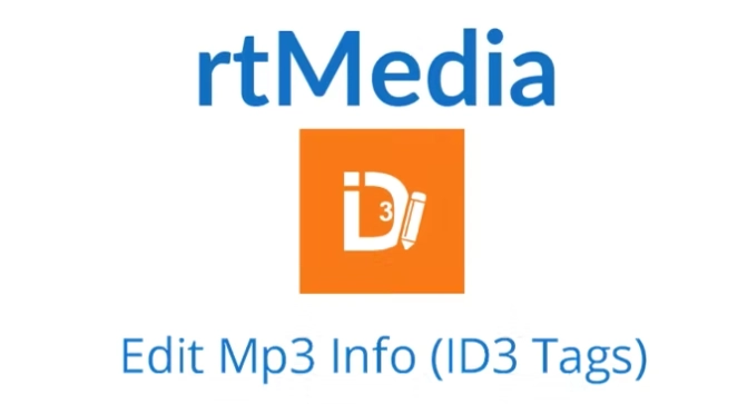 rtMedia – Edit Mp3 Info (ID3 Tags)