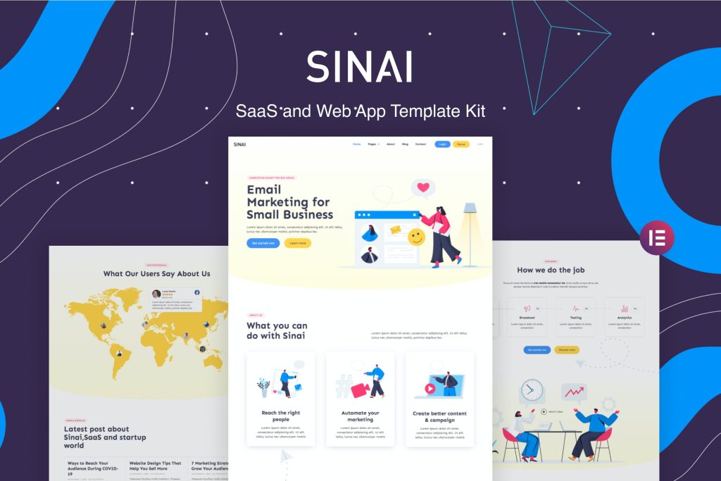 Sinai – SaaS and Web App Template