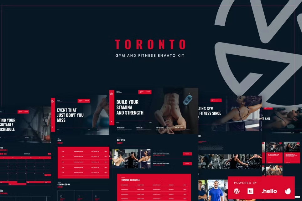 Toronto – Gym & Fitness Elementor Template