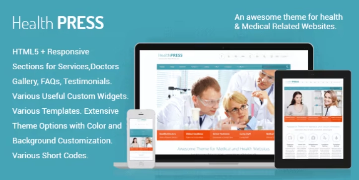 HealthPress – Medical WordPress Theme