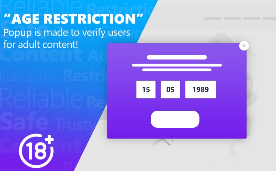 Popup Builder Age Restriction