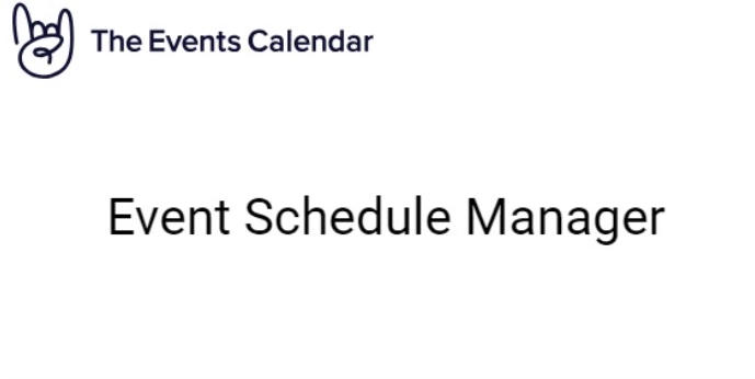 Event Schedule Manager