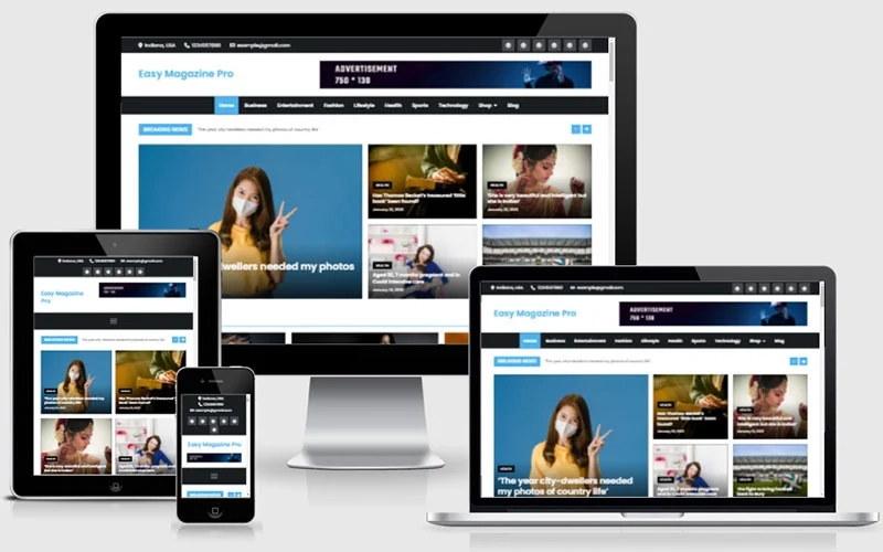 Easy Magazine Pro – Unique and Modern Magazine Theme WordPress Theme