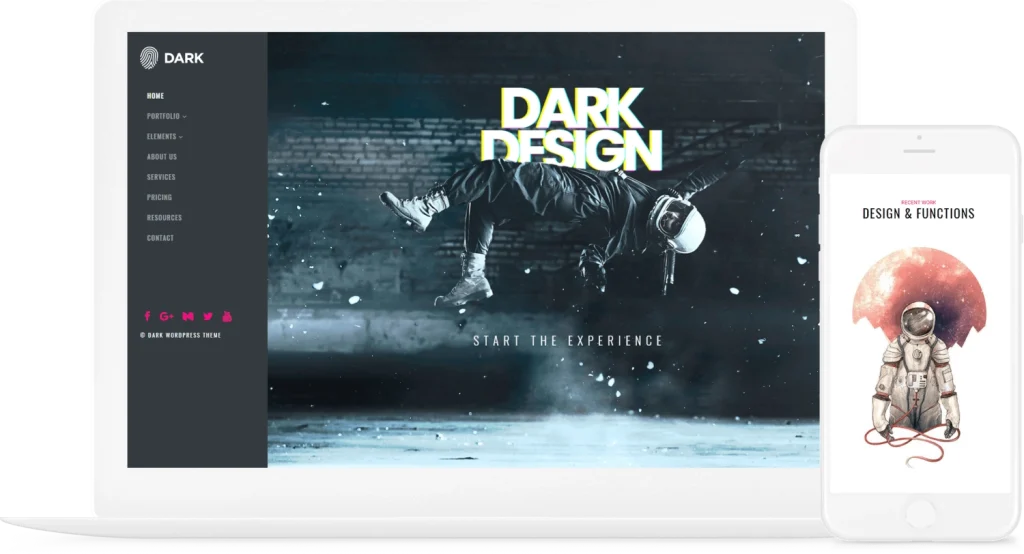 VisualModo – Dark Master WordPress Theme