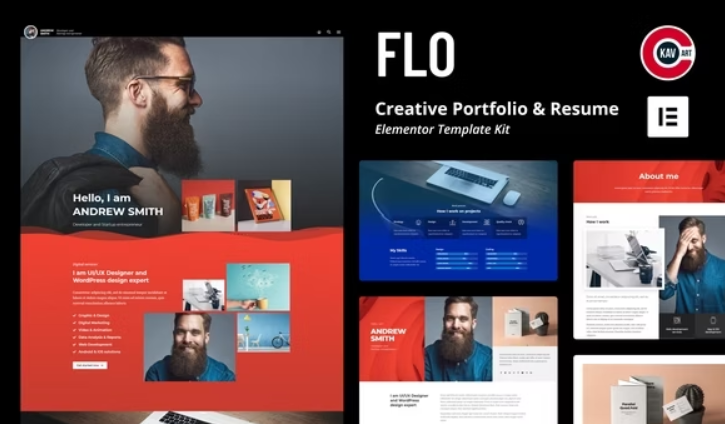 FLO – Creative Portfolio & Resume Template