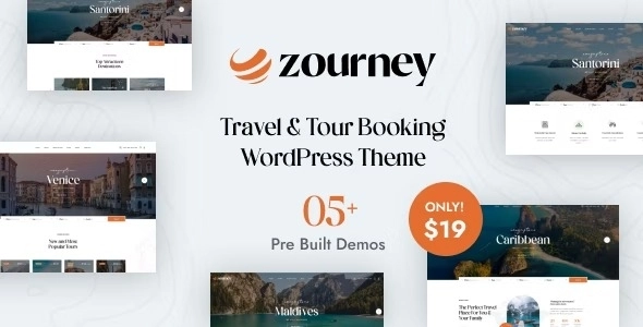 Zourney – Travel Tour Booking WordPress Theme