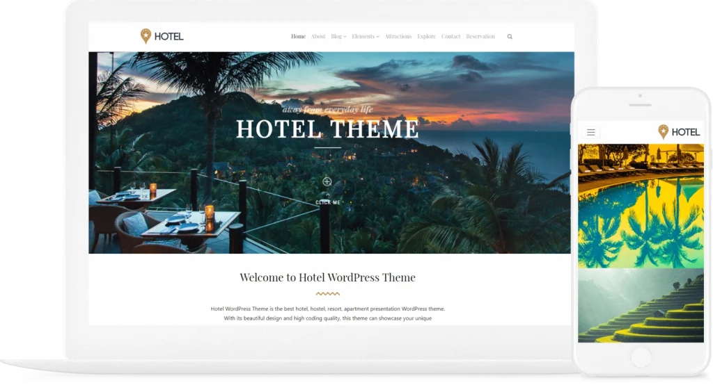VisualModo – Hotel WordPress Theme