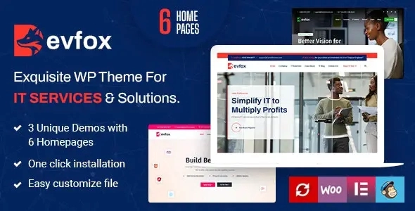 DevFox – IT Solutions and Services WordPress Theme + RTL
