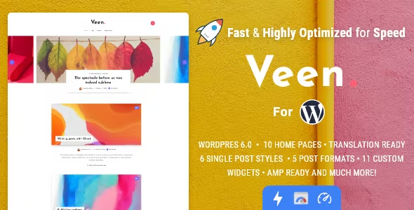 Veen Minimal and Lightweight Blog