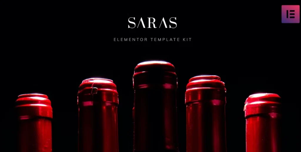 Saras – Wine Template