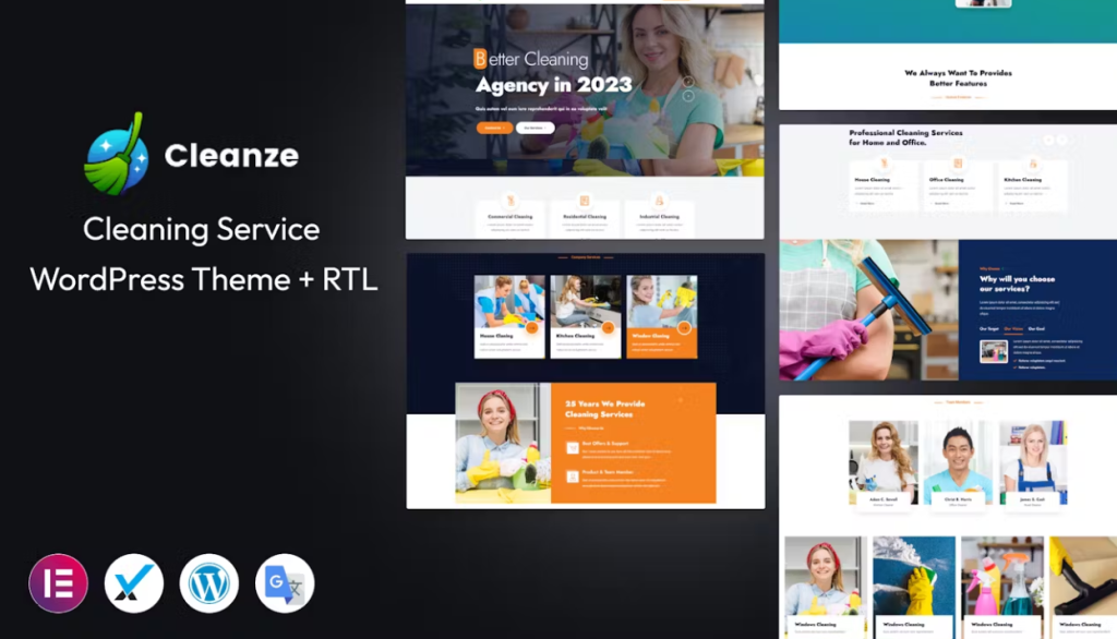 Cleanze – Cleaning Service WordPress Theme