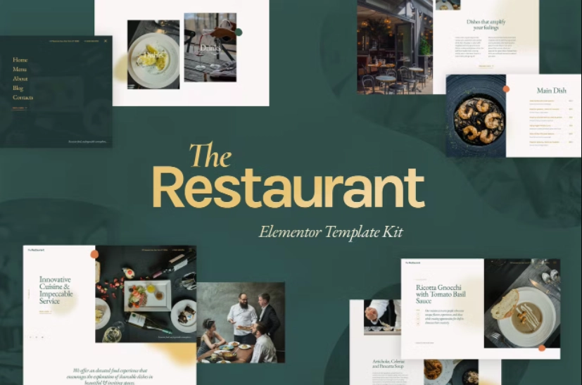 The Restaurant – Elementor Template