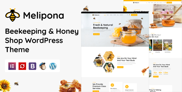 Melipona – Beekeeping and Honey Shop WordPress Theme