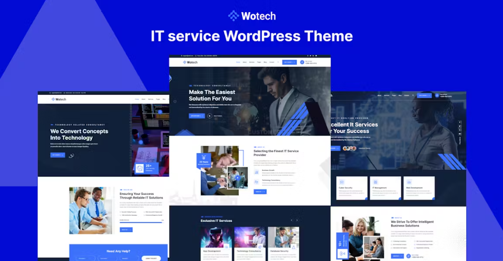 Wotech – IT Service WordPress Theme