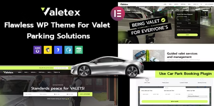 Valetex – Valet & Parking Services WordPress Theme