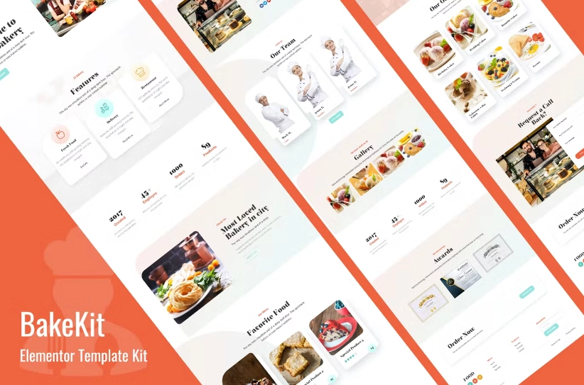 Bakekit – Food and Cake Elementor