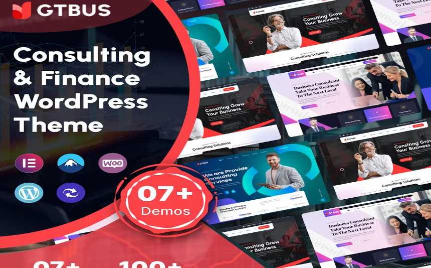 GTBUS – Consulting & Finance WordPress Theme