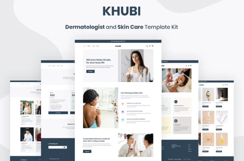 Khubi – Dermatologist & Skin Care Template