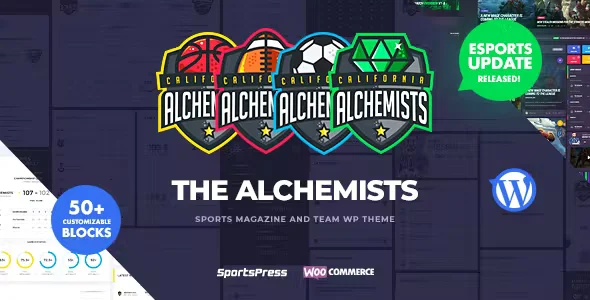 Alchemists Sports Club and News Theme