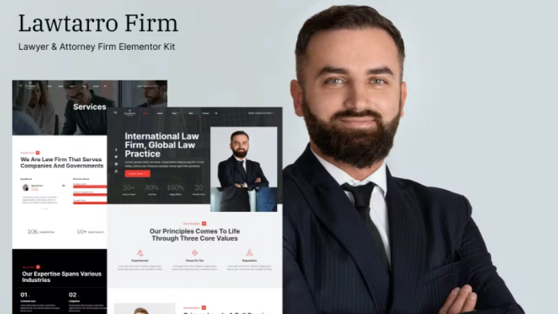 Lawtarro – Attorney & Law Firm Elementor Template
