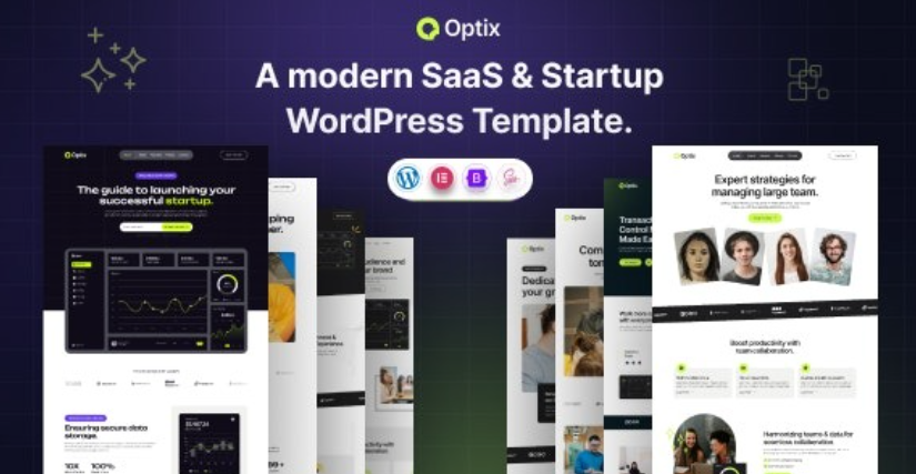 Optix – SaaS & Startup WordPress Theme