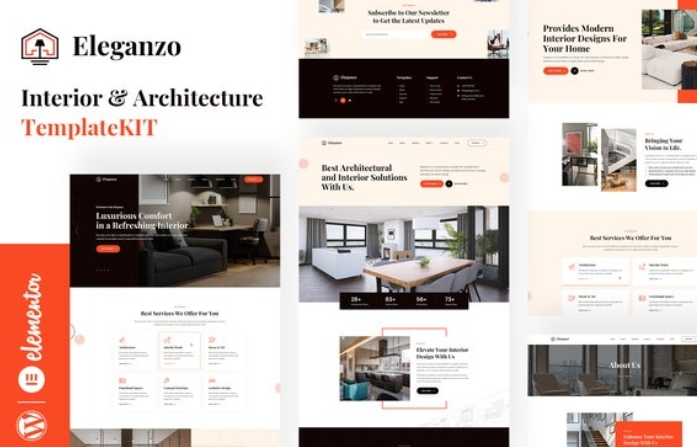 Eleganzo – Interior & Architecture Elementor Template