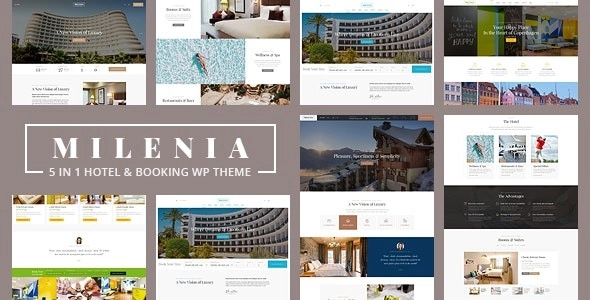 Milenia – Hotel & Booking WordPress Theme