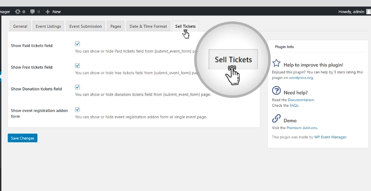 WP Event Manager – Sell Tickets