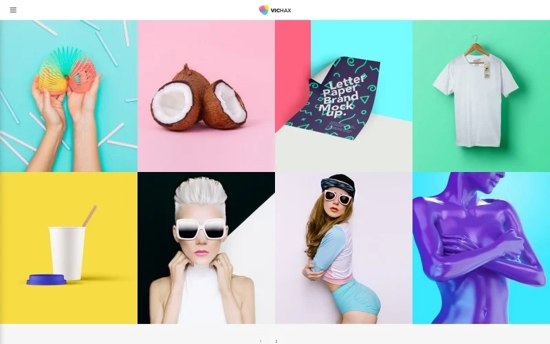 VicHax – Designer Portfolio WordPress Theme