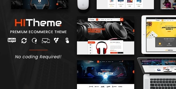 HiTheme – Digital Store & Fashion Shop WordPress WooCommerce Theme (Mobile Layout Ready)