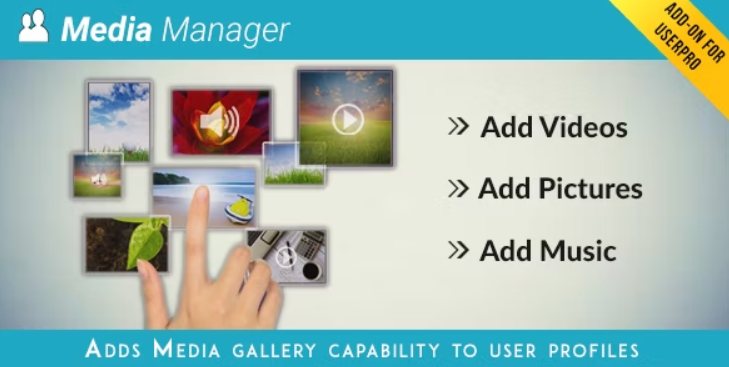 Media Managing Add-on for UserPro
