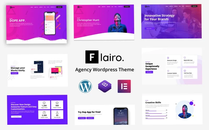 Flairo – Responsive Agency WordPress Theme