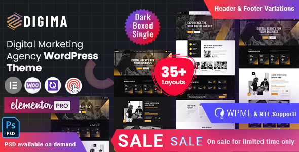 Digima – Creative Digital Agency WordPress