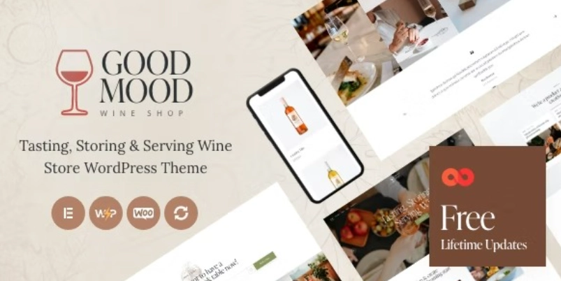 Good Mood  – Wine Shop WordPress Theme