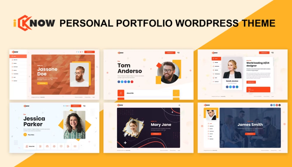 iKnow – Personal Portfolio WordPress Theme