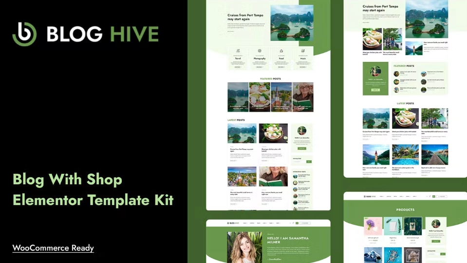 Blog Hive – Personal Blog Elementor Template