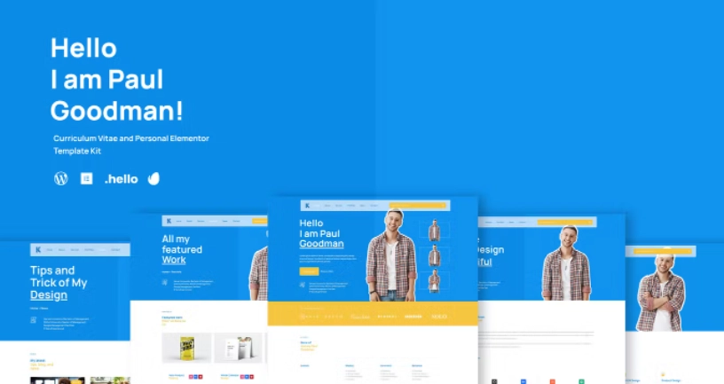 Goodman – Creative Portofolio Elementor Template