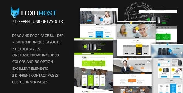 FoxuhHost – Web Hosting WordPress Theme