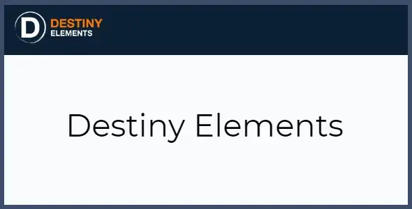 Destiny Elements (For Breakdance)