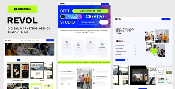 Revol Digital Marketing Elementor Template Kit