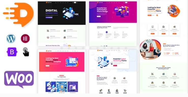 Loptus – Digital Marketing Agency WordPress Theme
