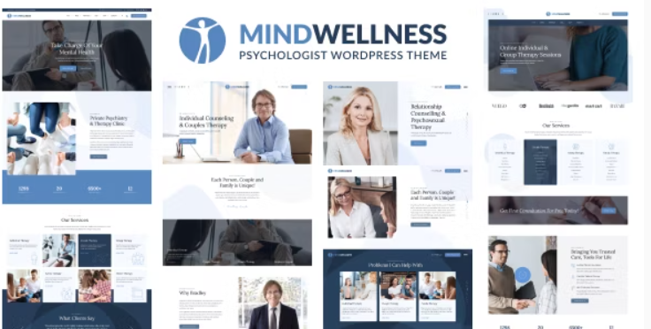 Mindwellness – Psychology and Counseling WordPress Theme