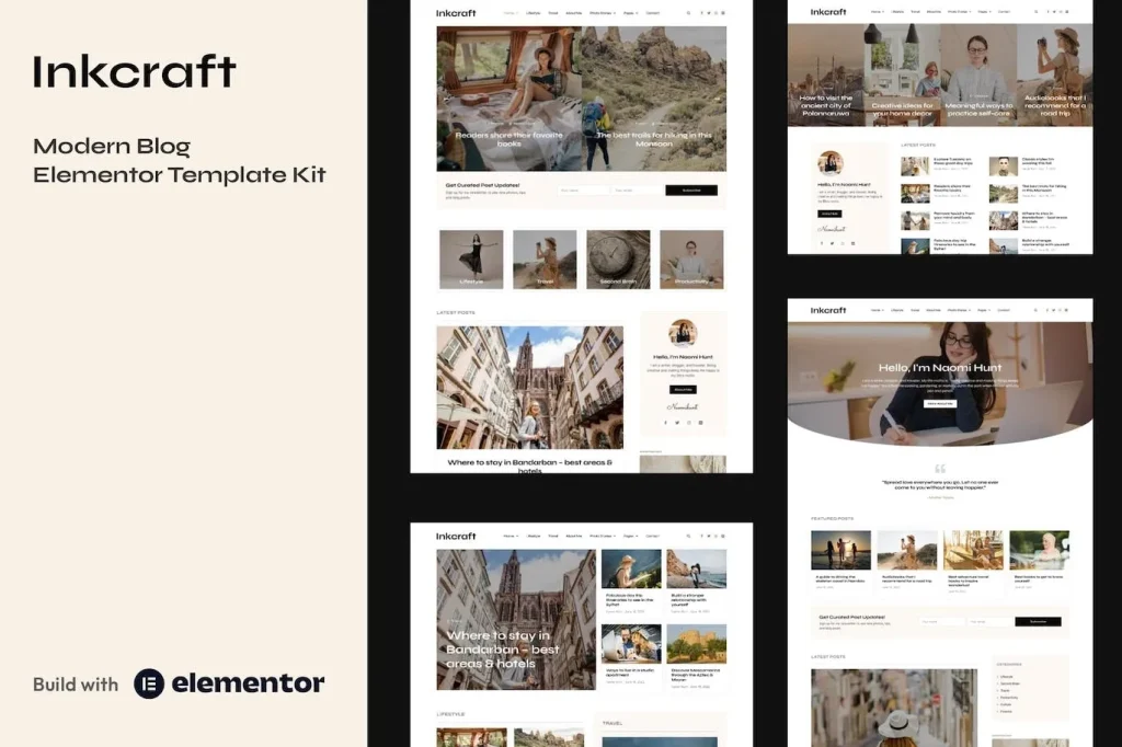 Inkcraft – Modern Blog & Magazine Elementor Pro Template