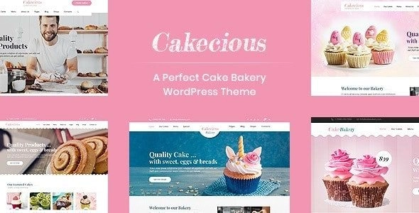 Cakecious – Cake Bakery Food WordPress Theme