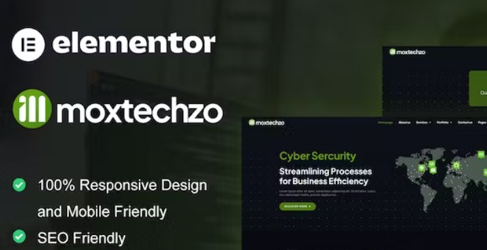 MoxTechzo – Tech Company & IT Service Elementor Template