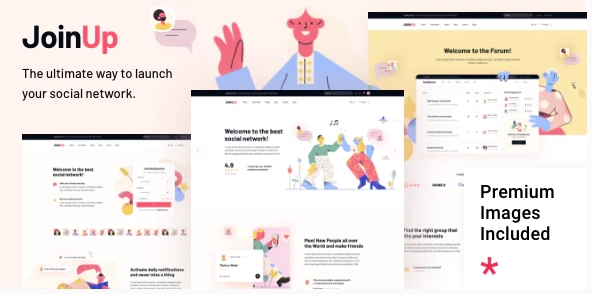 Join Up – BuddyPress Community Theme