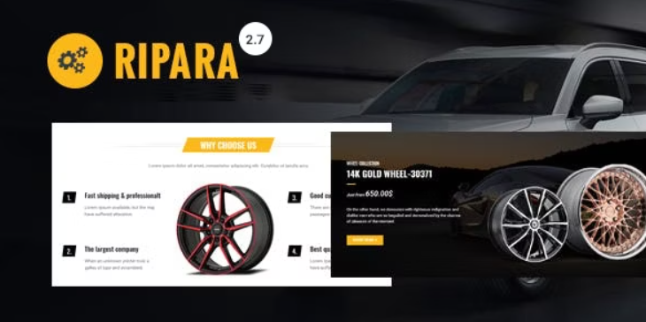 Ripara – Auto Repair & Car WooCommerce WordPress Theme