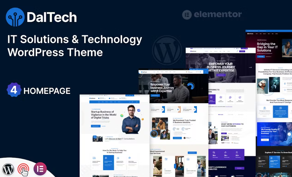 Daltech – IT Solutions & Technology WordPress Theme